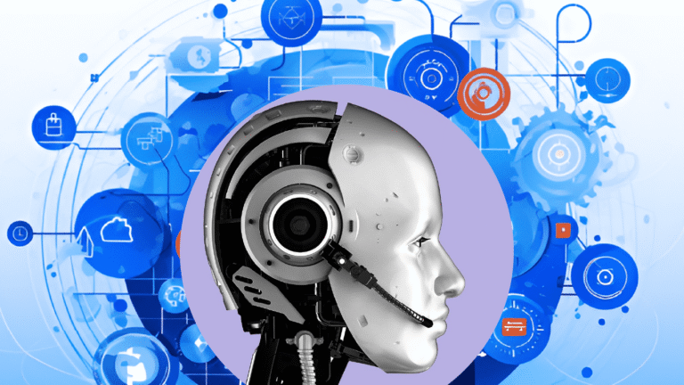 Ai Customer Service Illustration for Benefits