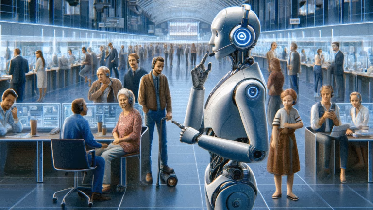 AI Customer Service Robots at Work