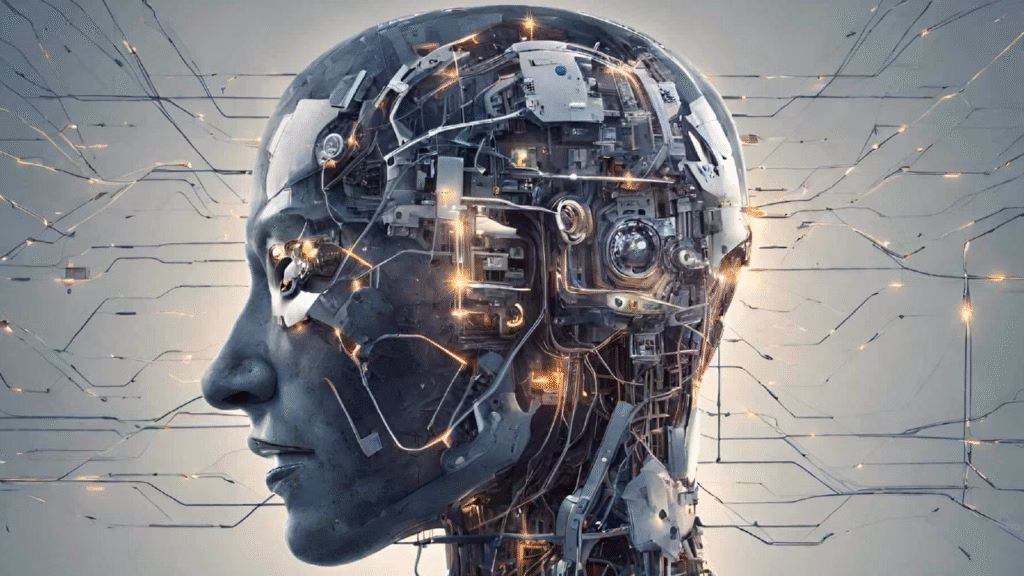 AI Customer Service Presentation at Work